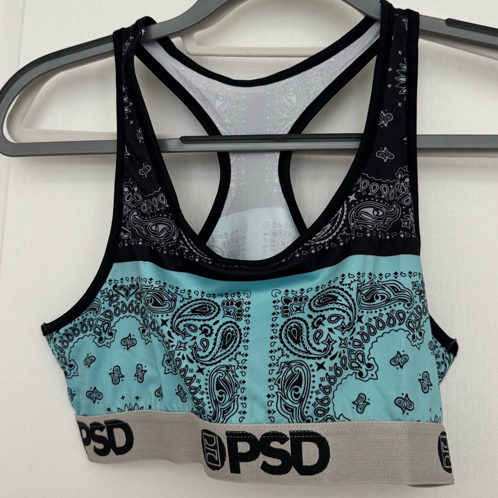 NWT PSD Bandana Print Sports Bra- size XL